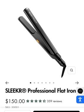 Professional Flat Iron - Black